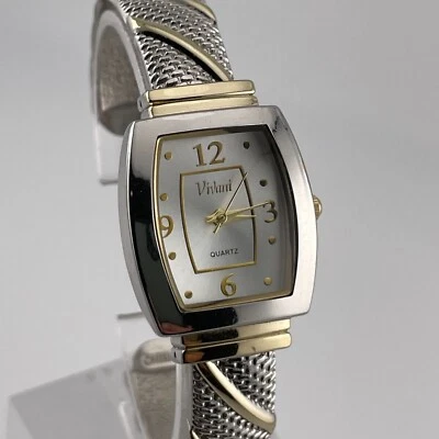 VIVANI Womens Watch 25mm Two Tone Case Bangle Band Quartz Three Hands - Image 1 of 4