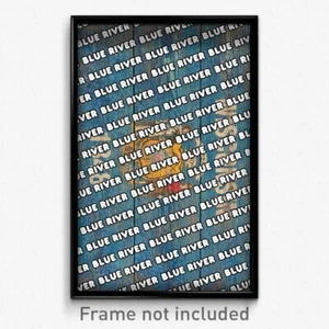 Blue River Wisconsin Poster (WI City Souvenir 11x17 Town Print) - Picture 1 of 1