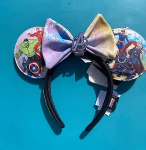 Disney Loungefly Marvel Artist Series Avengers Ohren Stirnband Sonderedition - Bild 1 von 2