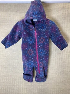 Columbia Fleece Infant Baby 1-piece Winter Snowsuit 3-6m - Picture 1 of 6