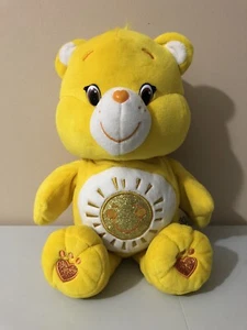 2015 CARE BEARS 14 Inch Sing-A-Long Funshine Bear Yellow Plush DOES NOT DANCE - Picture 1 of 5