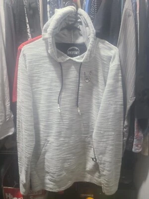 NUEVO SIN ETIQUETAS Dikotomy Pullover Sudadera con Capucha Para Hombre L Gris Manga Larga Foto 1 de 3