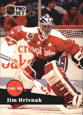 1991-92 (CAPITALS) Pro Set French #509 Jim Hrivnak