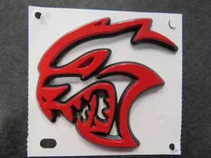 Genuine Mopar RED Hellcat Nameplate Left 68564529AA - Bild 1 von 2