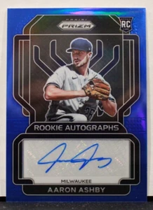 2022 Panini Prizm Aaron Ashby RC RA-AS Rookie Blue Prizm Auto /149 - Picture 1 of 2