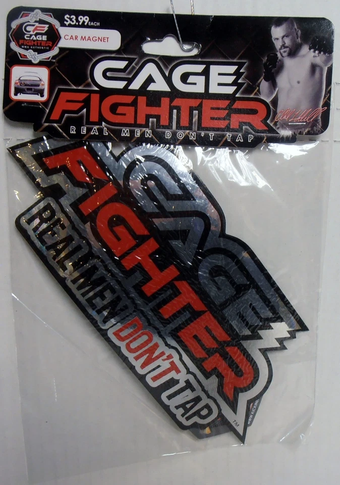 MMA Auténtico Cage Fighter Coche Nevera Imán, Hombres Reales No Tocan, NUEVO SELLADO Foto 1 de 1