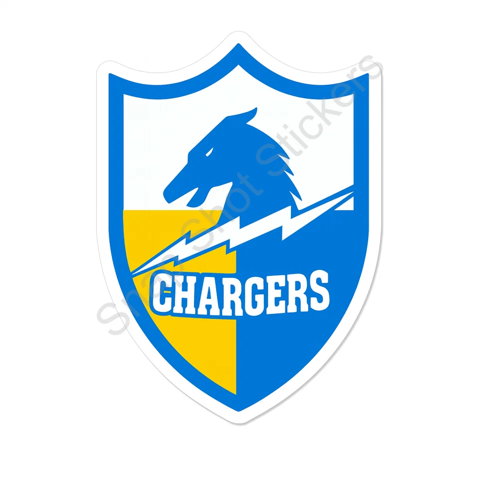 Los Angeles Chargers Logo (1961-1973) Weather Resistant Vinyl Sticker/Decal 11 - Image 1 of 1