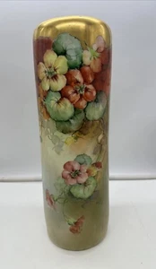 Vienna Austria Art Nouveau Hand Painted 15” Vase Gorgeous Floral Ida Sommer - Picture 1 of 13