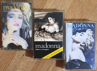 3 x MADONNA Albums: THE FIRST ALBUM, LIKE A VIRGIN , TRUE  BLUE  - Image 1 of 4