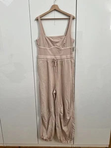 Free People Movement Inbound One-Piece Jumpsuit. Cashmere - Pale Pink/Ivory. XL. - Picture 1 of 8