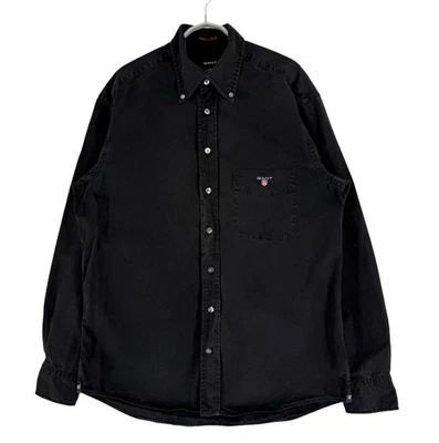 Camisa informal de manga larga de sarga Tribeca de Gant para hombre talla M Foto 1 de 4