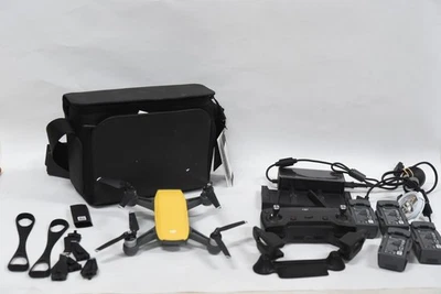 DJI Spark Drone - Yellow - with Controller, 4 Batteries, Charger, Case & Access. - Image 1 of 4