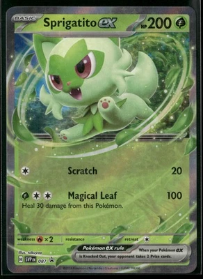 SV: Scarlet & Violet Promo Cards #087 Sprigatito ex - Image 1 of 2