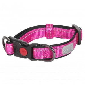 Rukka Pets Solid Adjustable Hot Pink Dog Collar - Bild 1 von 2