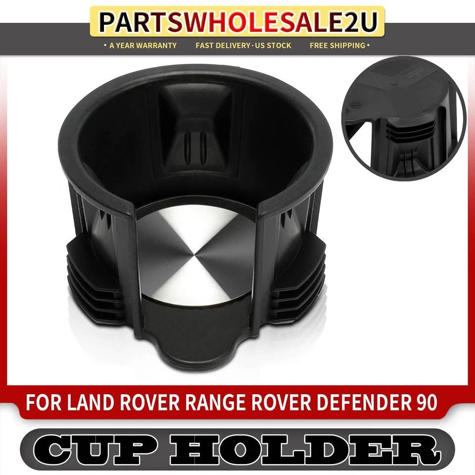 Inserto portavasos consola central delantera para Land Rover Defender 110 Discovery Foto 1 de 4