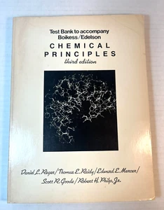 Chemical Principles 3rd Edition Test Bank 1985 Harper and Row 0063607972 - Picture 1 of 3