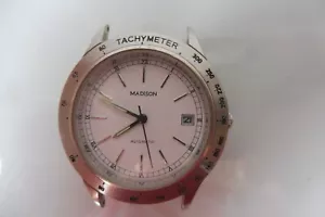 Tachymeter Madison Automatic , schöne ,alte Armbanduhr - Bild 1 von 5