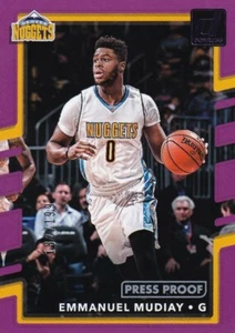 2017-18 DONRUSS PURPLE PARALLELS /199 EMMANUEL MUDIAY UTAH JAZZ - P3264 - Picture 1 of 2