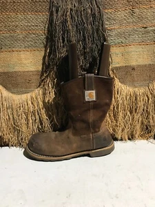 Botas de trabajo Carhartt para hombre marrón con puntera de acero talla 12 de EE. UU. - Imagen 1 de 9