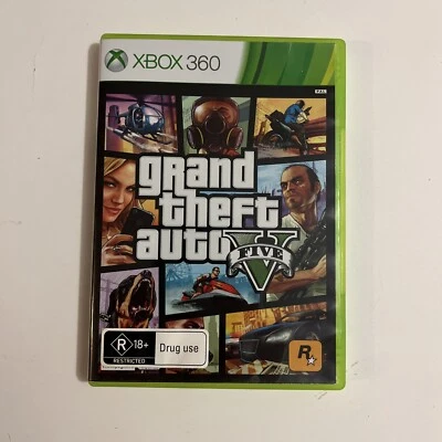 Grand Theft Auto V  (Xbox 360, 2013) Includes Map - Image 1 of 4