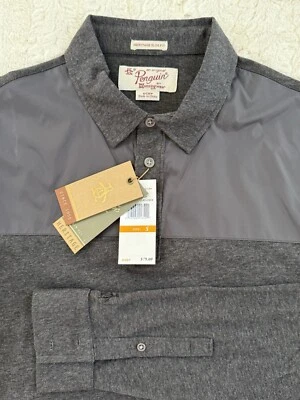 NWT Original Penguin by Munsingwear Heritage Slim Fit L/S Polo Shirt Small - Image 1 of 4