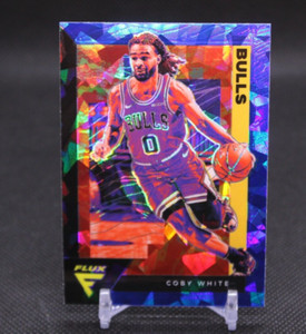 2020-21 PANINI FLUX COBY WHITE BLUE CRACKED ICE #26 BULLS