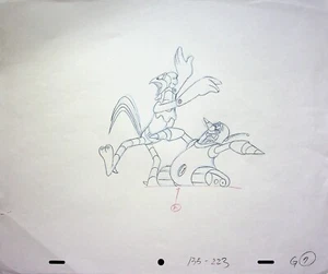 Adventures of Sonic the Hedgehog 1992 Animation Production Pencil DIC - Picture 1 of 2