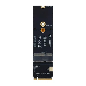 Key A+E To M.2 Key M NVMe SSD Port Wifi Adapter Converter for M.2 NGFF WiFi Card - Afbeelding 1 van 7