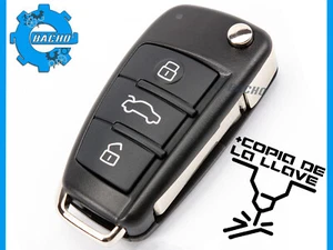 1x LLAVE MANDO FUNDA SE ADAPTA A AUDI TT A3 TT ROADSTER + COPIA DE LA LLAVE - Imagen 1 de 5