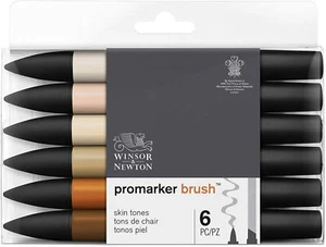 Winsor & Newton promarker brushmarker - 6 Pennarelli Toni Tinta Carne Pantone - Imagen 1 de 7