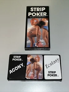 Vintage 1993 STRIP POKER Card Game - Complete - Picture 1 of 5