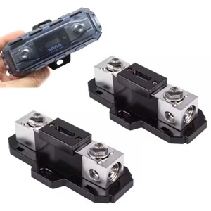 2 PIEZAS PORTAFUSIBLES ANL EN LÍNEA CALIBRE 1/0 O 4 AUDIO COCHE 300 AMP - CON FUSIBLE 300 ANL - Imagen 1 de 16