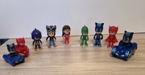 PJ Masks Lot Of 9 Figures & Vehicles - Picture 1 of 7