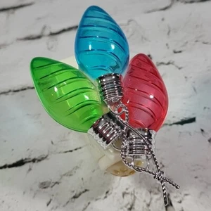 Bath and Body Works Holiday Bulbs Wallflower Plugs Christmas Lights Red Green - Picture 1 of 6