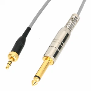 3.5mm plug stereo Locking to 6.35mm Canare cable for Sony Sennheiser Transmitter - Picture 1 of 5