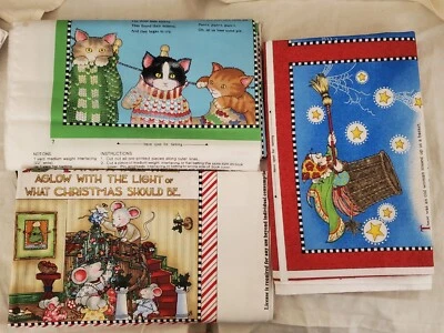 MARY ENGELBREIT 3 STORYBOOKS PANALS MOTHER GOOSE & MARRY LITTLE CHRISTMAS - Image 1 of 4