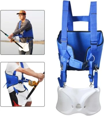 Soporte de caña de pescar Cinturón ajustable Pesca Lucha Cinturón de cintura Soporte de caña portátil Foto 1 de 4