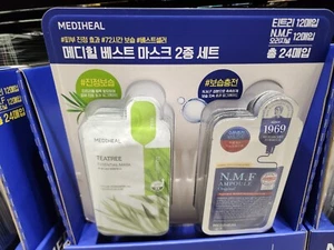 K-beuty Mediheal Total 24 (Teatree Essential Mask 12 + N.M.F Ampoule Mask 12) - Picture 1 of 2