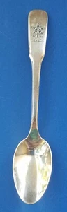 Vintage 4.5" Silver Tone Intl Silver Canada Star of David 1867-1967 Spoon - Picture 1 of 5