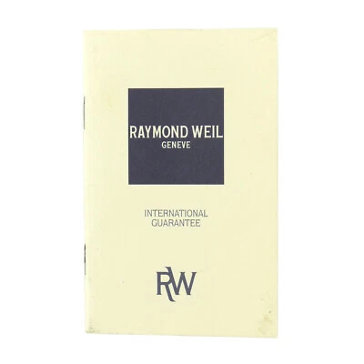 RAYMOND WEIL INTERNATIONAL GUARANTEE BOOKLET - Image 1 of 3