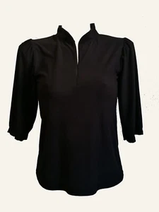 Vintage Burlesque Retro Rockabilly Shirt Gr 36 schwarz - Bild 1 von 4