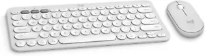 Logitech Pebble 2 Combo for Mac,Wireless Keyboard and Mouse,Bt Mouse-Tonal White - Picture 1 of 12