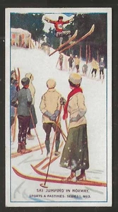 TADDY-SPORTS & PASTIMES 1912-#03- SKI JUMPING IN NORWAY - Picture 1 of 2
