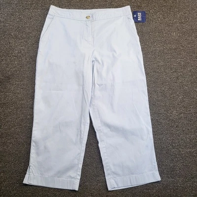 NOVO Basic Editions Feminino Tamanho 6 (30x22) Capri Branco Novo com etiquetas - Imagem 1 de 4