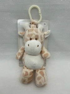 NEW Kelly Baby Giraffe Plush Rattle Clip On Lovey Toy Kellybaby Pram Toy Unisex - Picture 1 of 14