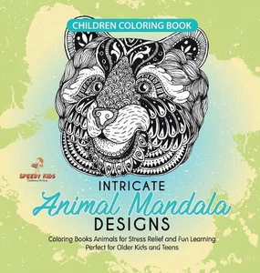 Children Coloring Book. Intricate Animal Mandala Designs. Coloring Books Animals - Picture 1 of 1