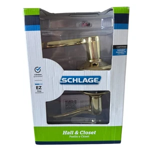 SCHLAGE Hall /Closet Flair Lever F10 v Fla 605 - Picture 1 of 8