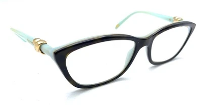 Monturas de gafas de gato Tiffany & Co TF 2074 8134 negro azul 54-16 135 Italia Foto 1 de 4