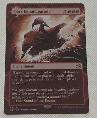Fiery Emancipation NM Regular WoT Enchanting Tales Unplayed Non-foil - Image 1 of 2
