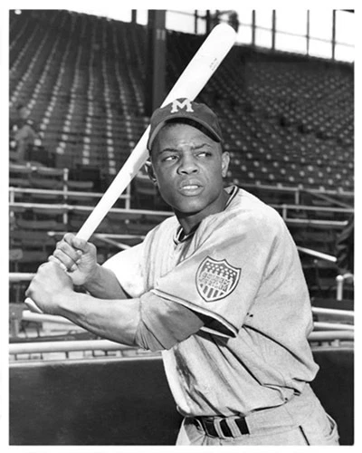 Foto brillante de ligas menores de 11x14 de los Minneapolis Millers de los New York Giants de Willie May Foto 1 de 1